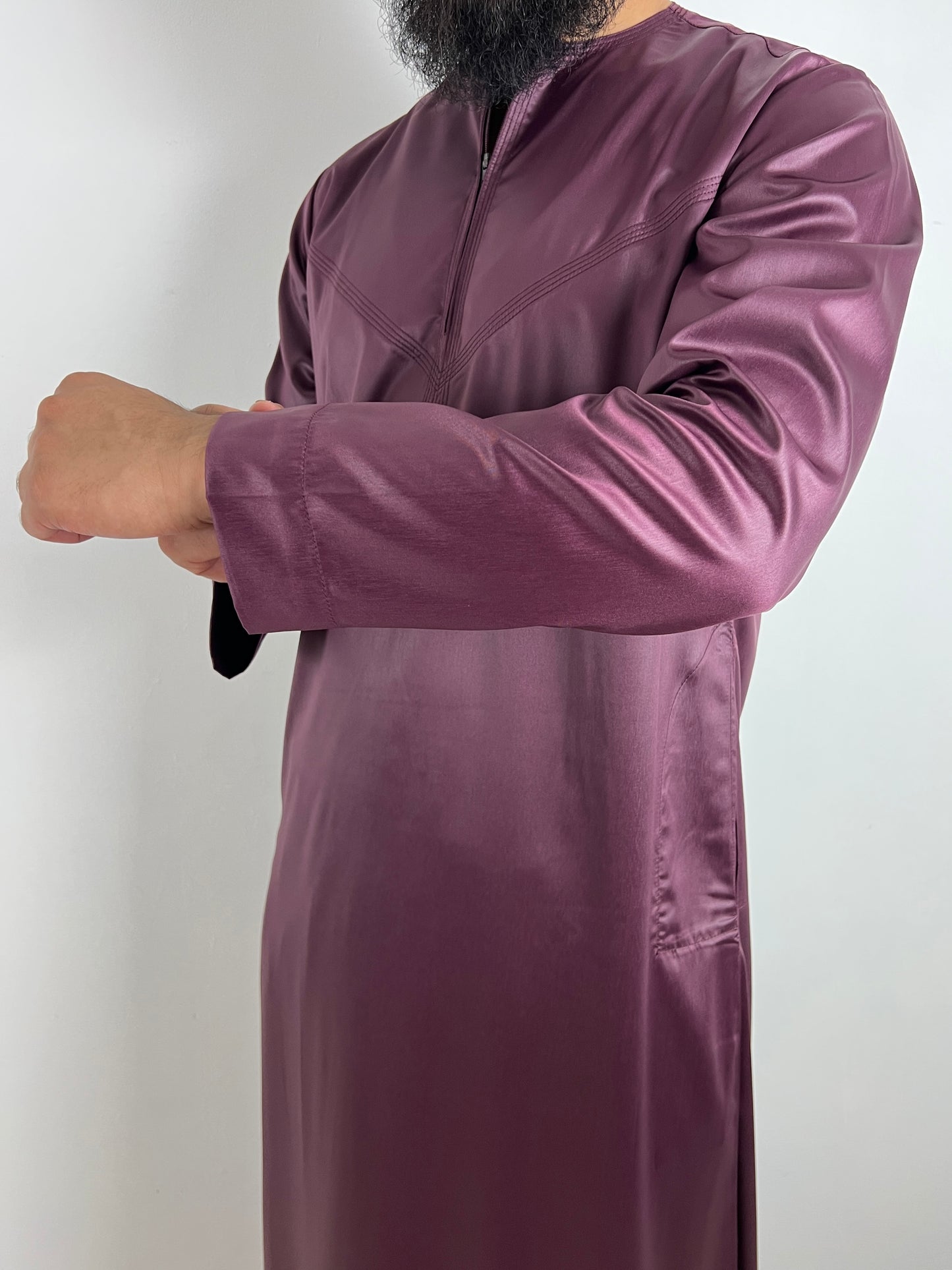 Emirati Thobe Jubba (Maroon)